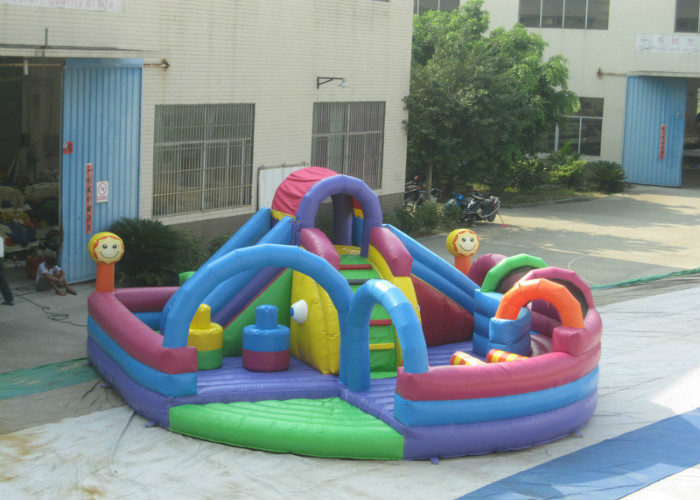 Buy cheap Outdoor Games Inflatable Fun City 0.55mm Pvc Tarpaulin 10 X 10 X 6m Enviroment - Friendly from wholesalers