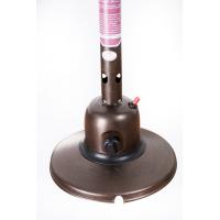 2m Fire Sense Hammer Tone Bronze Commercial Patio Heater , Outdoor Bar Heater 17.0kgs
