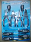 Buy cheap 10 pcs screwdriver set ,with diagonal cutting pliers ,wire stripper . from wholesalers