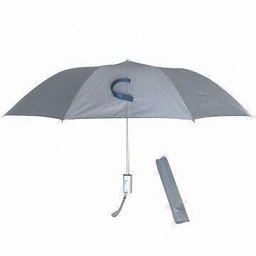 Buy cheap 2 Folding Umbrella with Plastic Handle from wholesalers