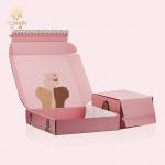 Buy cheap Pink E Flute Flip Top Cardboard Box , Mail Shipping Box With FSC Certificate from wholesalers