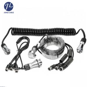 Buy cheap Customized 5 Pin Rear View Camera Cable Kits For 3 Cameras Caravan Reversing System product