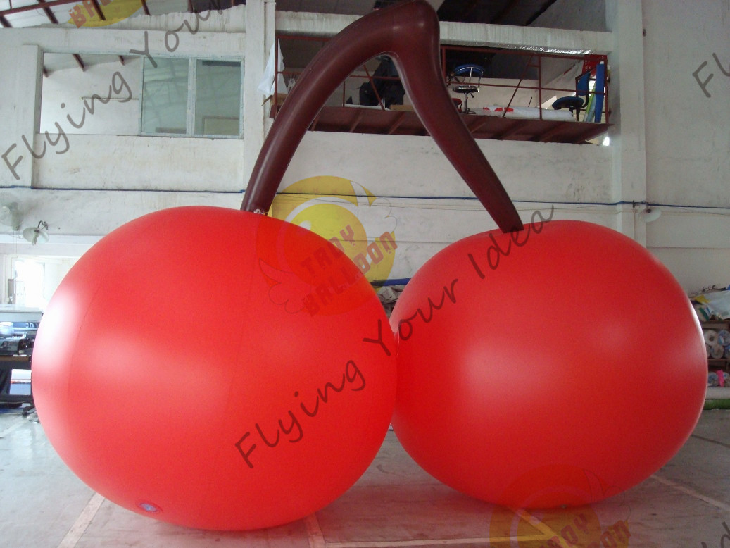Buy cheap Red PVC 3m High Cherry Shaped Balloons For Trade Fair Display from wholesalers