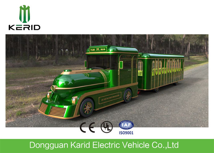 Buy cheap 42 Person Electric Trackless Train With DC Motor For Amusements Park Playground from wholesalers
