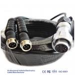 Buy cheap 7 Pin 12 24V Color Coiled Power Cord 4M Length For Cctv Security Monitor from wholesalers