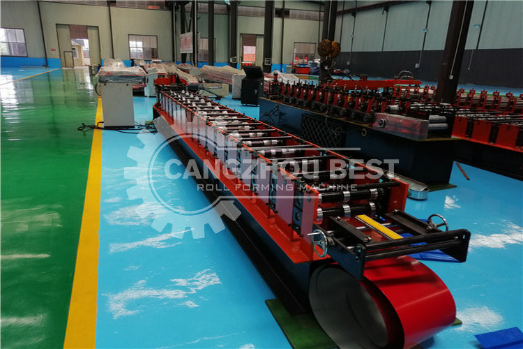 Buy cheap Low Noise Roof Ridge Cap Roll Forming Machine With Single Chain Transmission from wholesalers