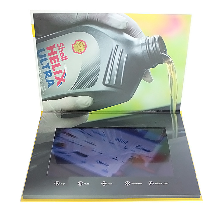 Buy cheap Custom Buttons Control LCD Video Brochure , IPS LCD Screen Video Brochure product