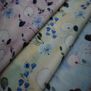 China 47*58 180gsm Printed Lenzing Ecovero Viscose Rayon Twill Fabric on sale