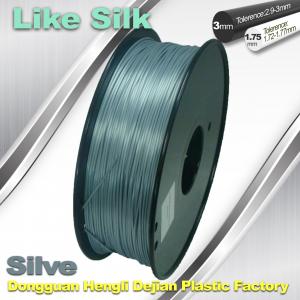 Buy cheap Polymer Composites 3d Printer filament  1.75 / 3.0 mm  ,Imitation Like Silk Filament ,High Gloss product