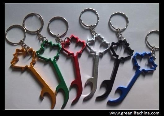 Buy cheap Promotion gift item custom wholesale skeleton key bottle opener with key chain holders product
