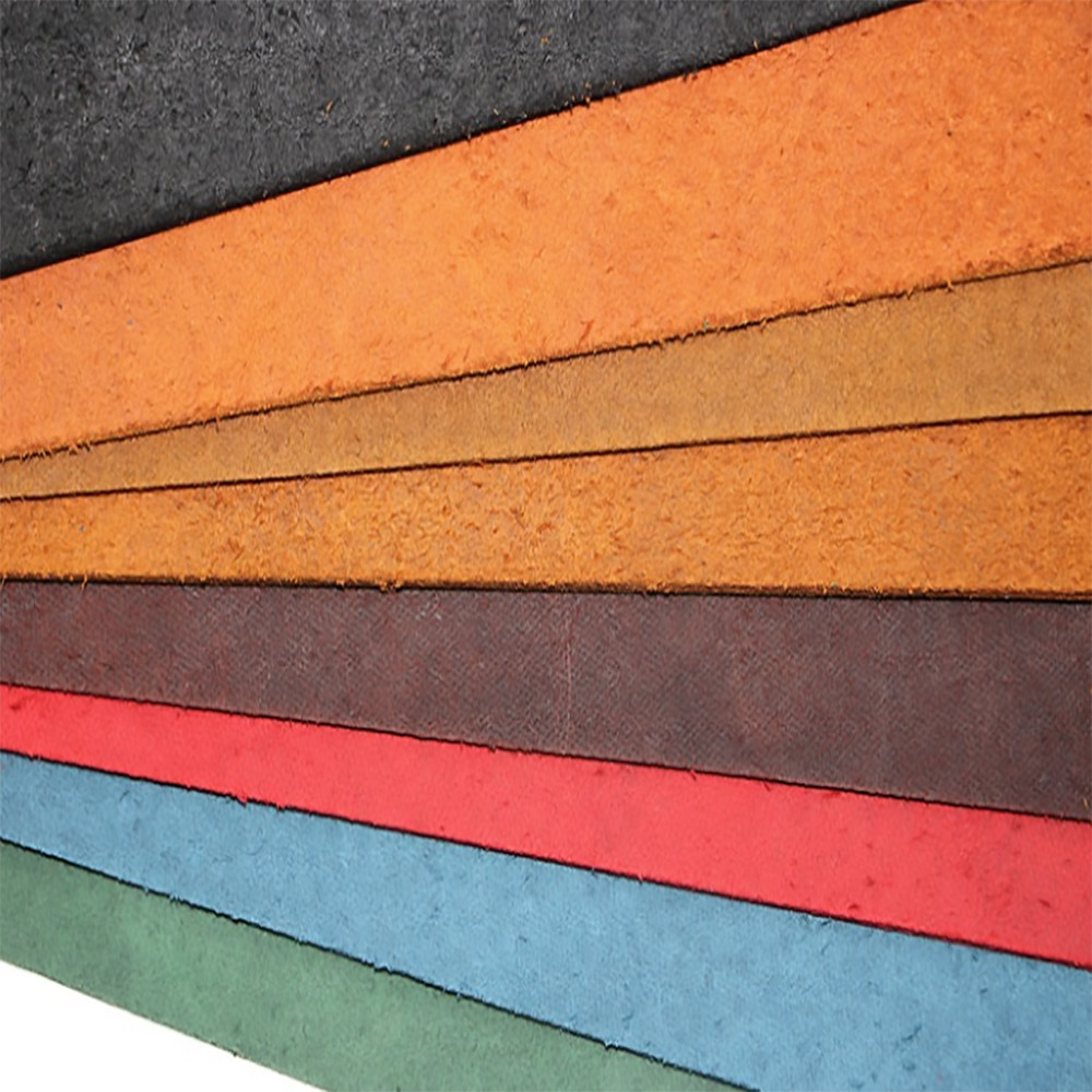 Buy cheap 0.55mm Thick Orange Waterproof Leather Bags Mildewproof Premium Suede Fabric from wholesalers