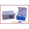 Buy cheap Blue Tooth Speaker Magnetic Rigid Gift Boxes White And Blue Custom Packaging Boxes from wholesalers