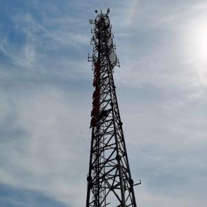 Buy cheap Cell Phone Self Supporting Signal 80m Telecom Antenna Tower product