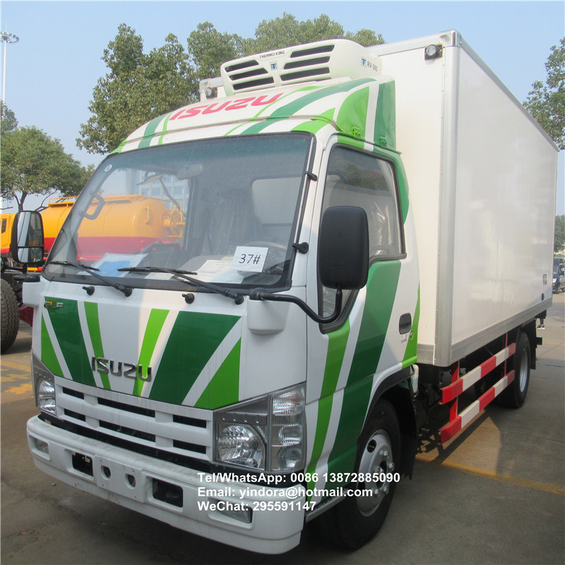 Buy cheap ISUZU 3TON refrigerator box truck 4 ton cooling van ice cream trucks refrigerated euro 5 from wholesalers
