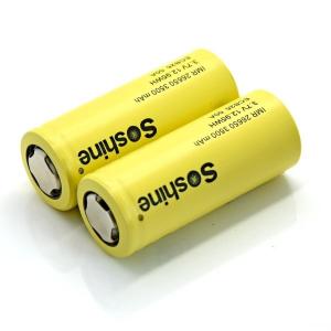 Buy cheap 26650 Soshine ECB26 50A 3500mAh Flat Top High Drain Battery product