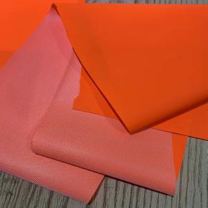 Buy cheap PU PVC Waterproof Coated Fabric , 48'' Polyester Lining Material Artificial Leather product