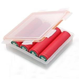 Buy cheap 4 Cell 18650 Battery Waterproof Battery Storage Case：Transparent product