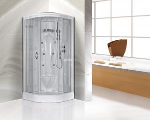 Buy cheap Transparent Glass Corner Shower Cabins , Corner Entry Shower Enclosure product