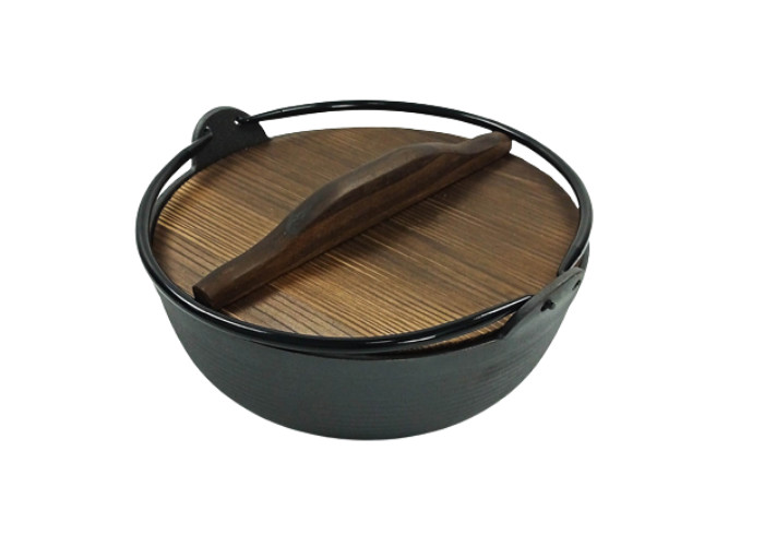 Buy cheap 18/20/27cm Cast Iron Dutch Oven Pre Seasoned With Wooden Lid from wholesalers