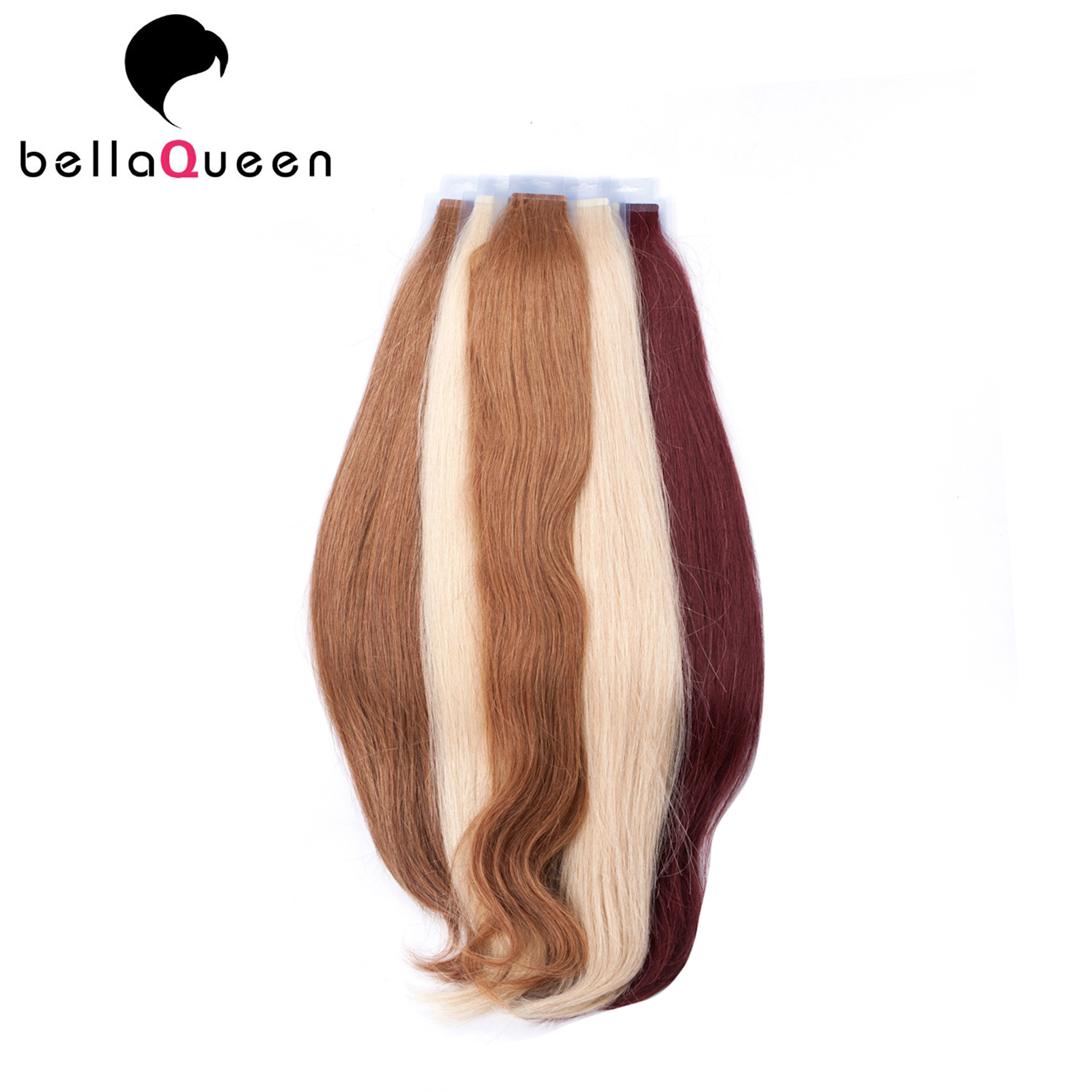 Buy cheap Colored Brazilian Virgin Human Hair Tape Hair Extensions for Beauty Salon product