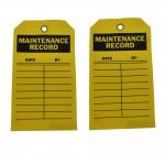 Buy cheap 7 Height X 4 Width PVC Plastic Tags Cardstock B-853 Black On Yellow Inspection from wholesalers