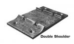 Buy cheap Double shoulder base plates sole plate in a crane rail or track support system to fix the entire rail fastening systems from wholesalers