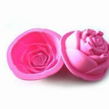 Buy cheap Rose Bakeware, Made of 100% Food Grade Silicone, Customized Designs Welcomed from wholesalers