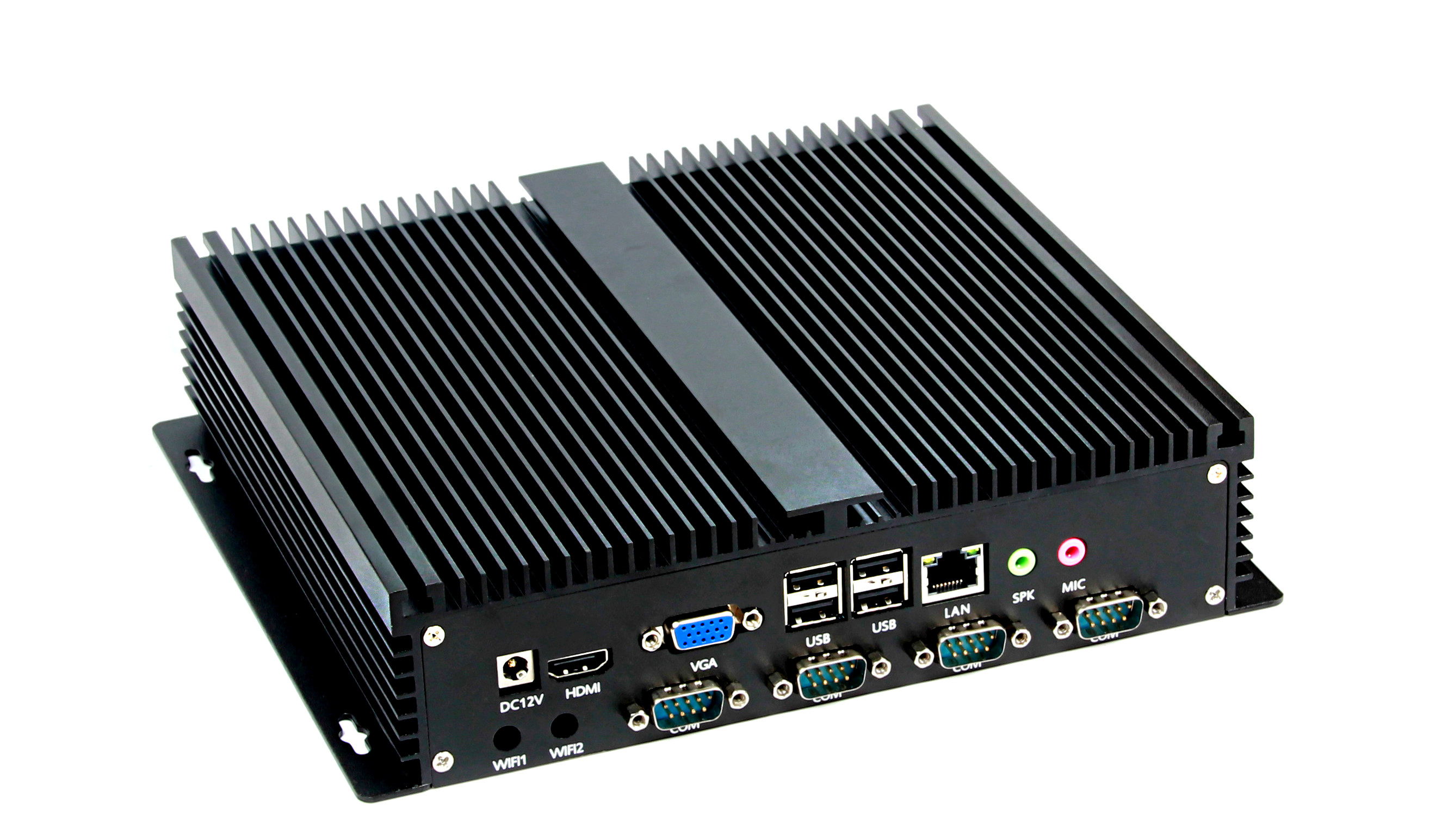 Buy cheap Black Shell Mini Embedded Industrial PC With Intel I3/I5/I7 Processor product