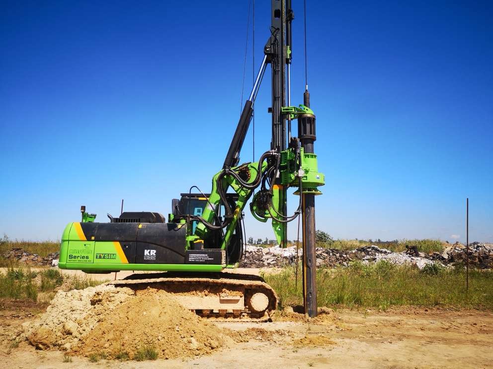 Buy cheap Long Sprial CFA Rotary Piling Rig For 12m Depth  Max. Drilling Diameter 600mm High Stability Low Cost from wholesalers