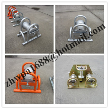 Buy cheap cable roller, galvanized,Cable roller with ground plate,Cable Guides rollers product
