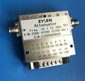 Buy cheap 60dB Microwave Variable Attenuator 10.7 To 12.7GHz Digital Control product