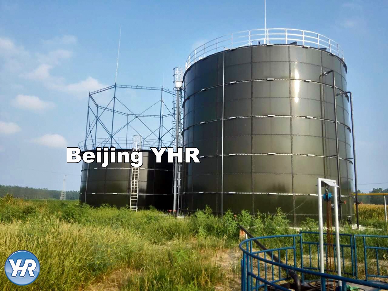Gas Impermeable Glass Lined Water Storage Tanks Capacity 20 M³ To 18000 M³