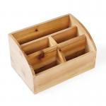 Buy cheap Hygiene Wooden Desktop Organiser Storage Case Cosmetic Boxes from wholesalers