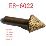 Buy cheap End Milling CNC Engraving Tool Bits , Vacuum Brazed Diamond Tools 3D 120 Degree from wholesalers