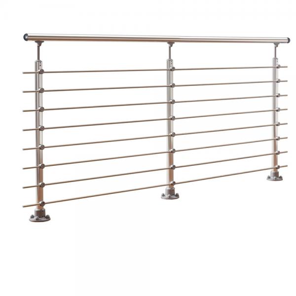Quality DIY stainless steel balustrade systems with solid rod bar design for sale