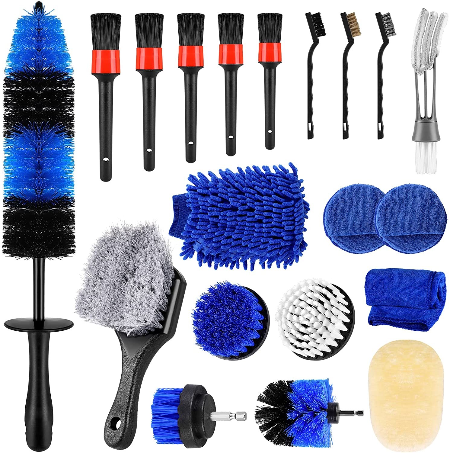 Buy cheap Blue Color 20 PCS Car Detailing Kit Support OEM from wholesalers