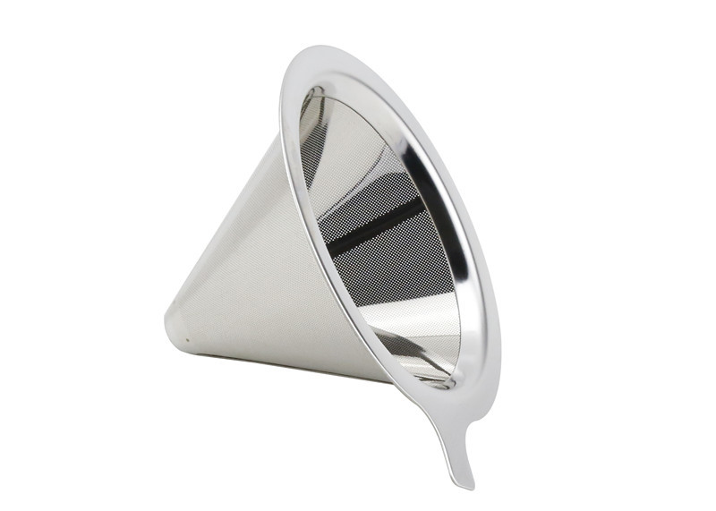 Buy cheap Mini Perforated One Cup Coffee Dripper Cone Shape With Stainless Steel Materials product
