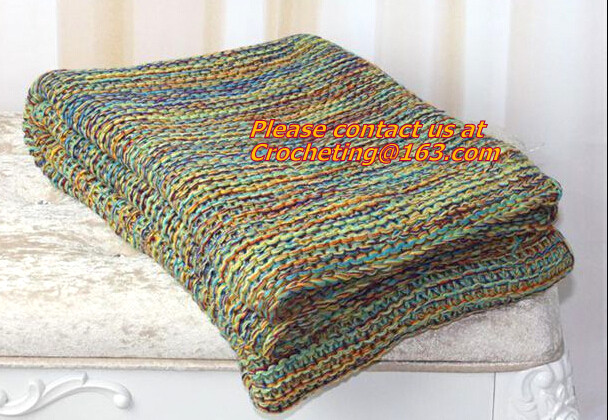 Buy cheap Colourful Knitted Blanket Wholesale China Factory Blanket Spain from wholesalers