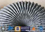 Buy cheap PVC Coated Fiberglass Fabric Grey Flexible Air Ducts 200MM 260℃ Waterproof from wholesalers
