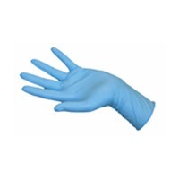 Buy cheap Blue Disposable Nitrile Gloves Powder Free General Use product