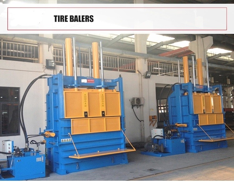 Buy cheap Tire Baler For Sale Vertical Hydraulic Scrap Tire Baling Waste Tire Baler Machine For Sale from wholesalers