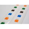 Buy cheap 10*20-10mm Adhesive Cable Labels Multicolor Matte Translucent Water Resistant Vinyl Cable Label from wholesalers