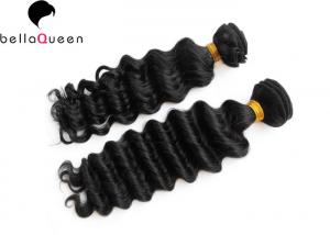 Buy cheap Raw Unprocessed 100% Brazilian Double Drawn Hair Extensions Deep Wave Hair Weaves product