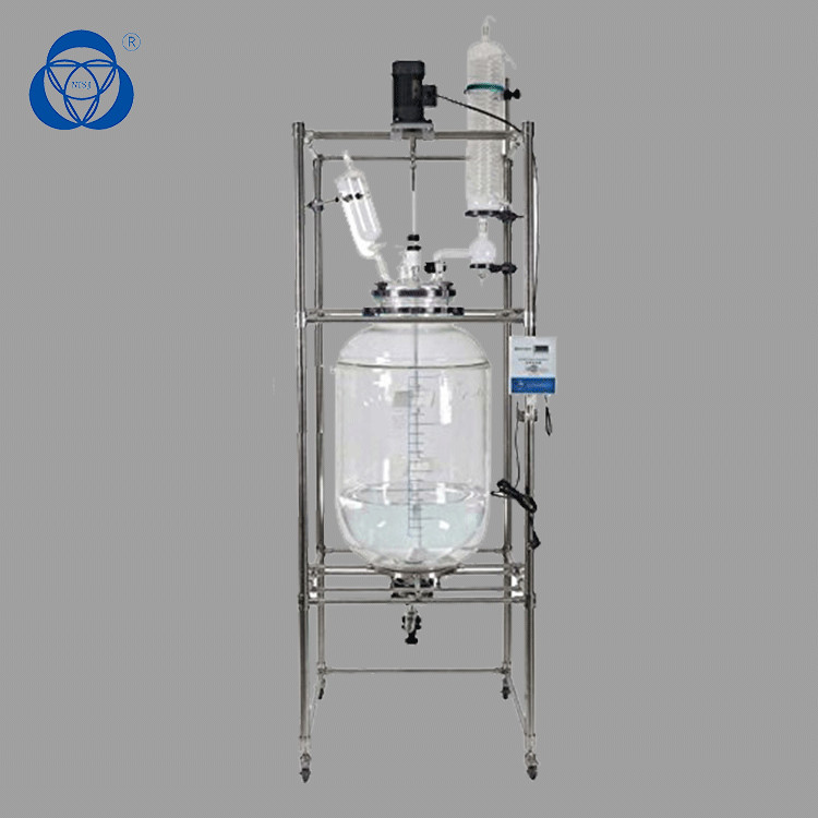 Buy cheap Process Industry Jacketed Glass Reactor Vessel Fine Chemical Synthesis Applied from wholesalers