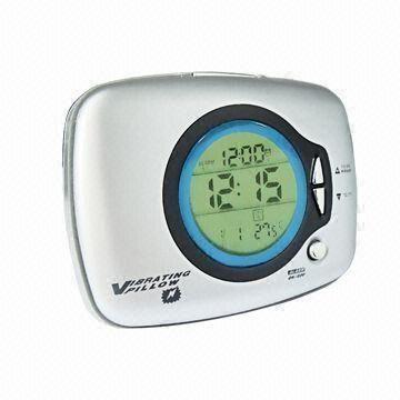 Buy cheap Vibrating LCD Alarm Clock with 2 Alarm and Display Temperatures Display from wholesalers