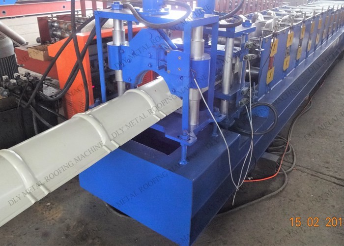 Buy cheap 4kw Roof Ridge Cap Roll Forming Machine PLC Ridge Roof Tile Forming Equipment from wholesalers