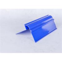 Buy cheap Green Level PVC Extrusion Profiles , Custom Transparent Price Label Profile product