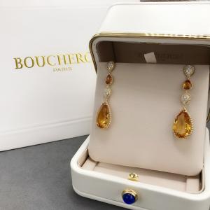 Buy cheap Boucheron Serpent Bohème Pendant Earrings 18K Yellow Gold  Serpent Boheme Earrings With Topaz Crystals And Diamonds product