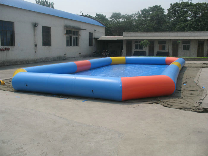Buy cheap Fireproof Backyard Blue Inflatable Family Pool For Adult , Inflated Toys Pools from wholesalers