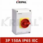 Buy cheap 3P 150A IP65 230V Locking Changeover Isolator Switch waterproof from wholesalers